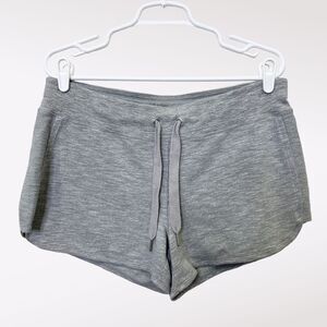 Calvin Klein Shorts Womens Sz M Gray Pull On Drawstring Stretch Performance New